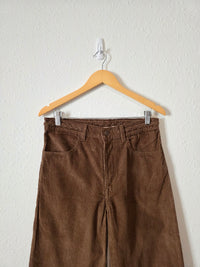 Levi's Brown Ribcage Wide Leg Jeans (29)