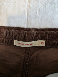 Levi's Brown Ribcage Wide Leg Jeans (29)