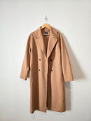 Gap Camel Wool Blend Coat (M Tall)