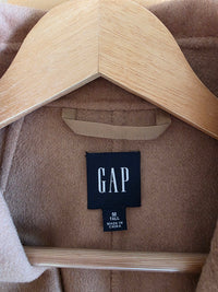 Gap Camel Wool Blend Coat (M Tall)