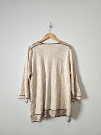 Gudrun Sjoden Floral Embroidered Cardigan (XL)