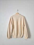 Vintage Cotton Henley Sweater (L)