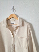 Aerie Oat Oversized Shirt Jacket (S)