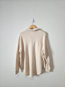 Aerie Oat Oversized Shirt Jacket (S)