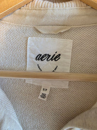 Aerie Oat Oversized Shirt Jacket (S)