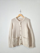 Loft Oat Button Up Cardigan Sweater (XL)