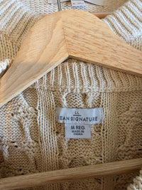 LL Bean Cotton Fisherman Sweater (M)