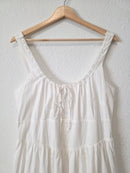 Gap White Eyelet Midi Dress (L)