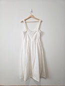 Gap White Eyelet Midi Dress (L)