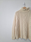 Vintage Eddie Bauer Fisherman Sweater (XL)
