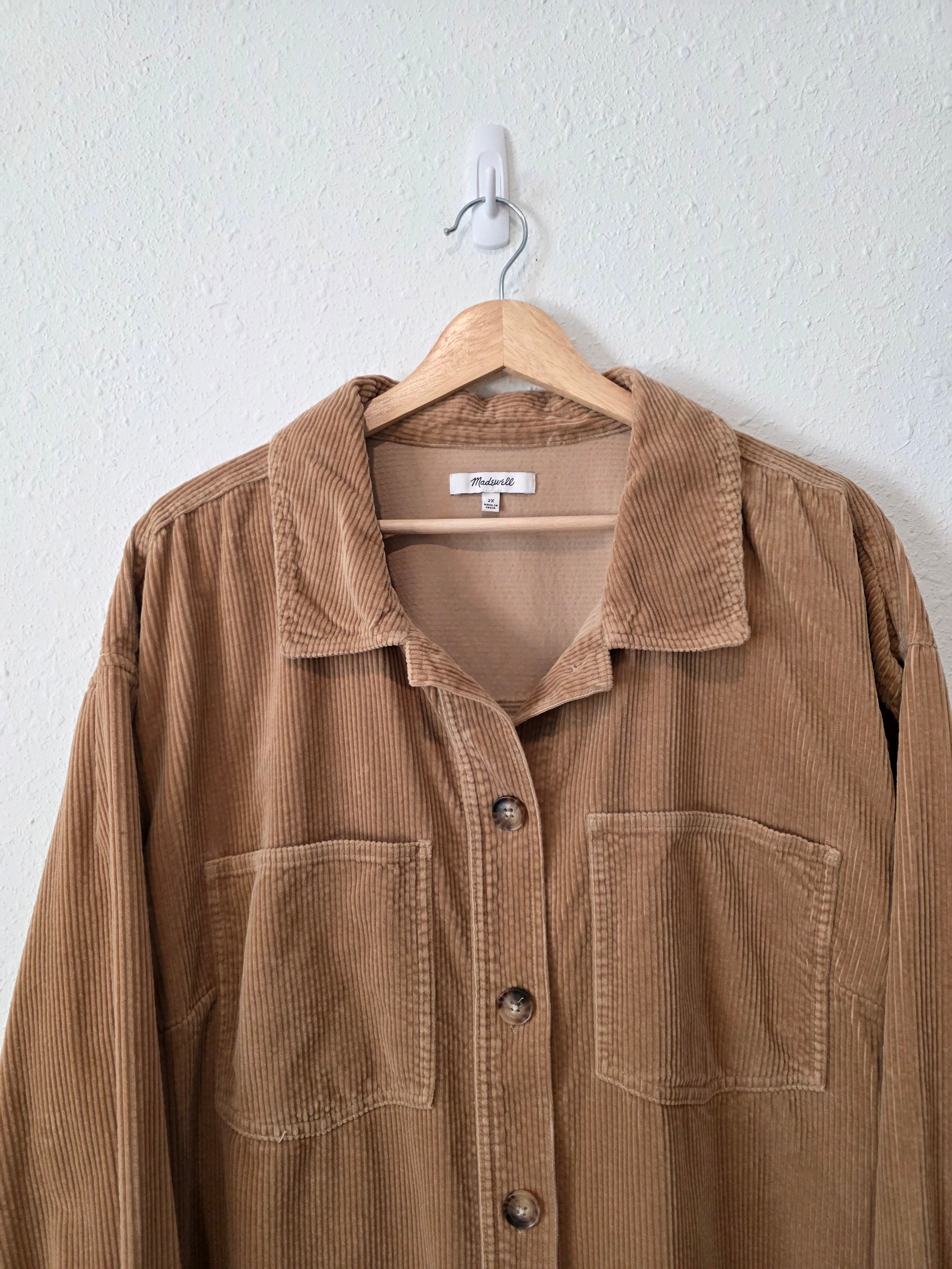 Madewell Corduroy Shirt Jacket (2X)