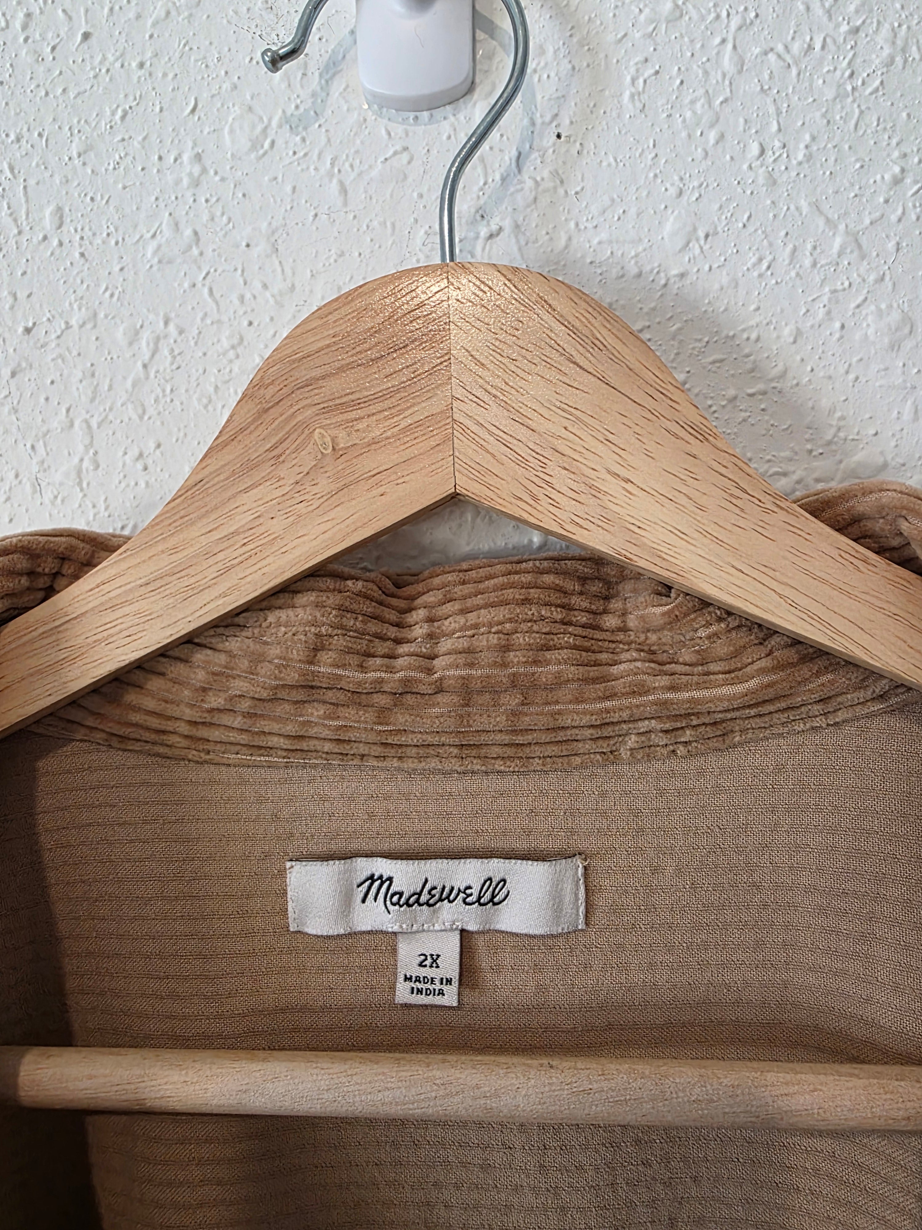 Madewell Corduroy Shirt Jacket (2X)