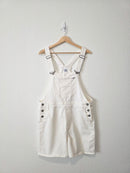 Lee White Denim Shortalls (L)