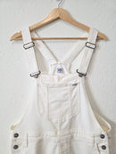 Lee White Denim Shortalls (L)