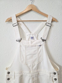 Lee White Denim Shortalls (L)