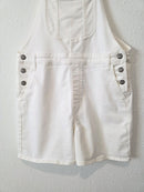 Lee White Denim Shortalls (L)