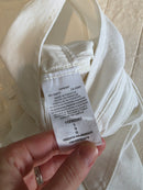 Lee White Denim Shortalls (L)