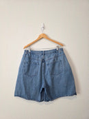 Shiny By Nature Baggy Denim Shorts (XL)
