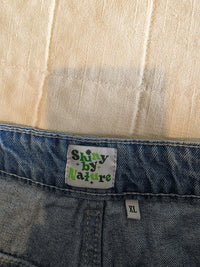Shiny By Nature Baggy Denim Shorts (XL)