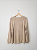 Neutral Textured Cotton Cardigan (LP)