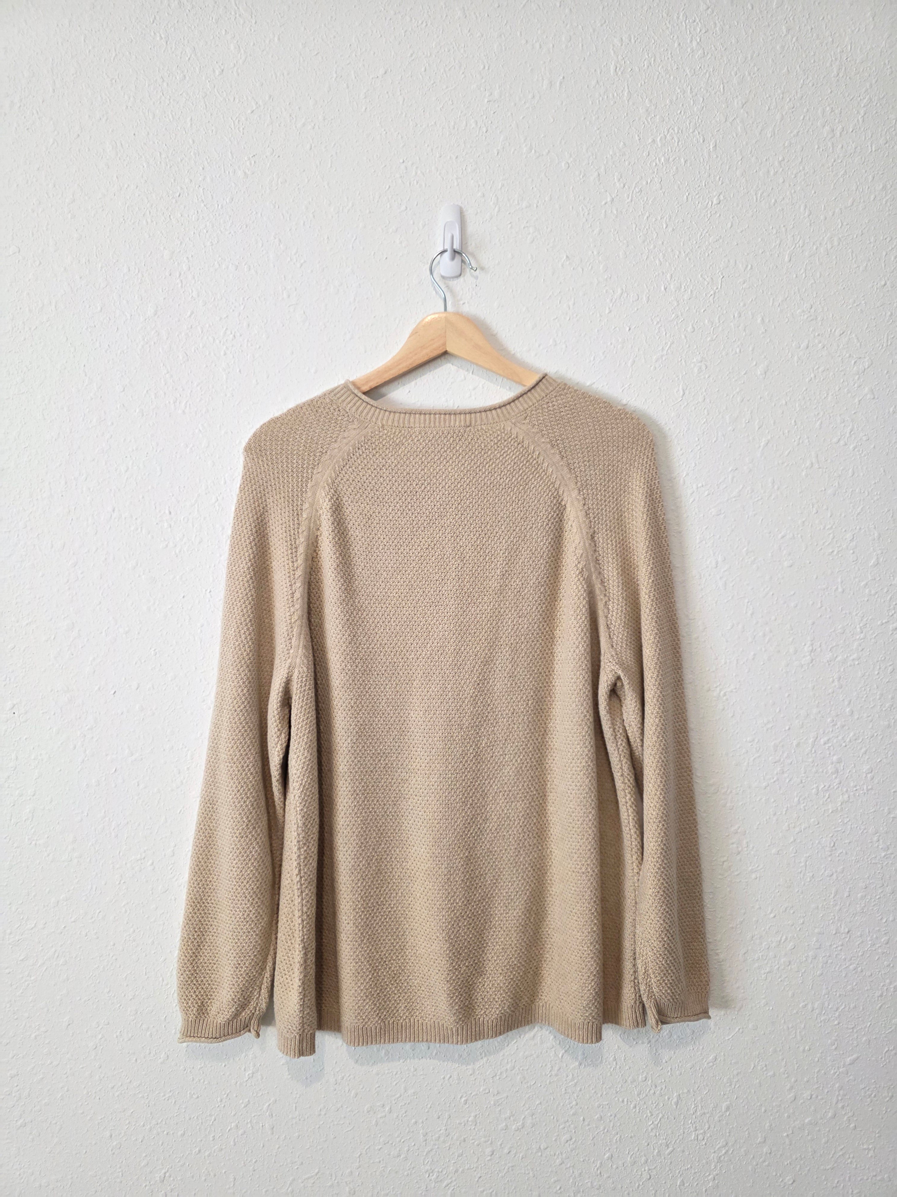 Neutral Textured Cotton Cardigan (LP)