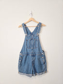 Relaxed Denim Shortalls (M)