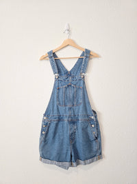 Relaxed Denim Shortalls (M)