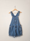 Relaxed Denim Shortalls (M)