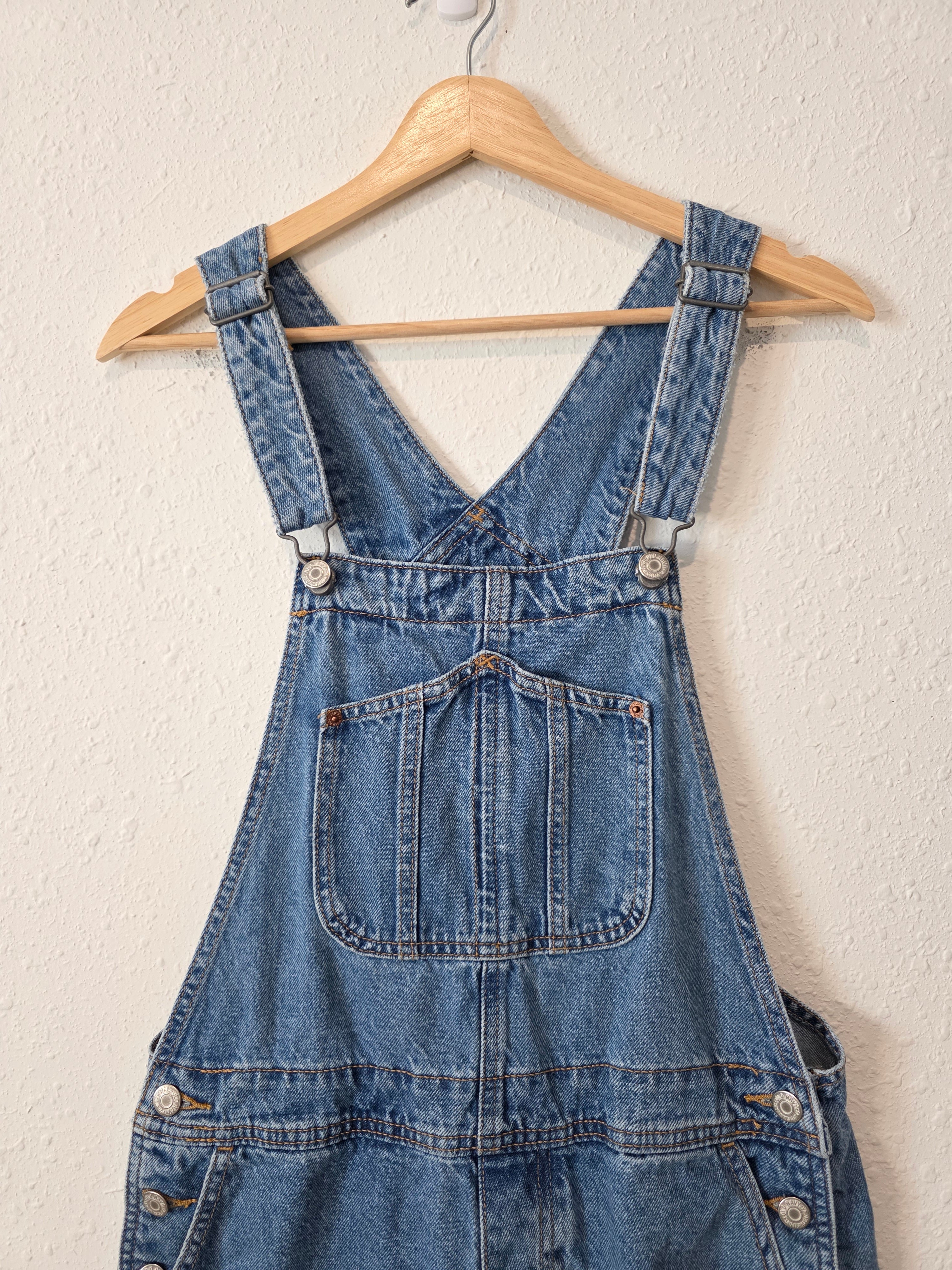 Relaxed Denim Shortalls (M)