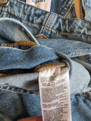 Relaxed Denim Shortalls (M)
