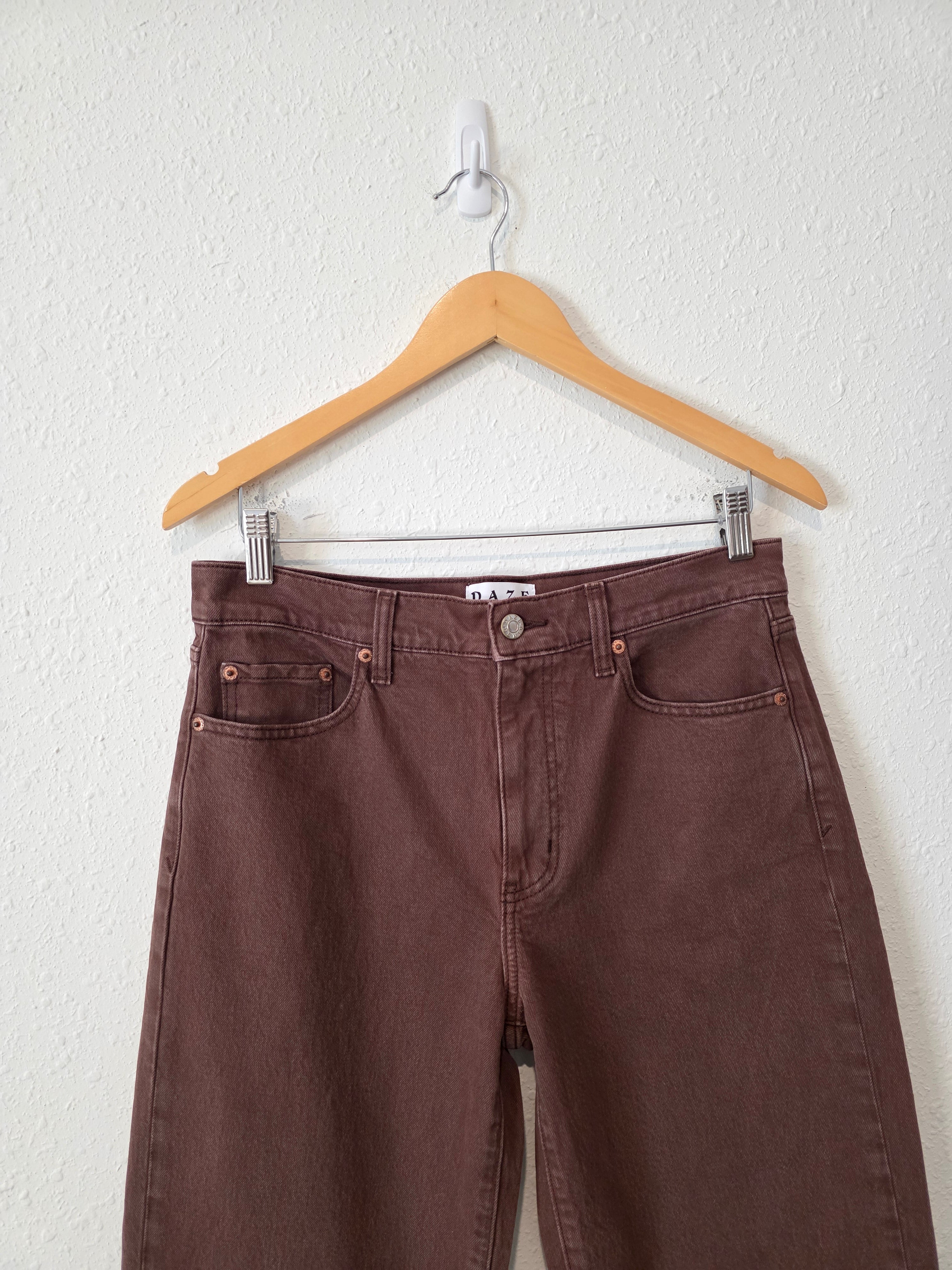 Daze Brown Relaxed Jeans (26)