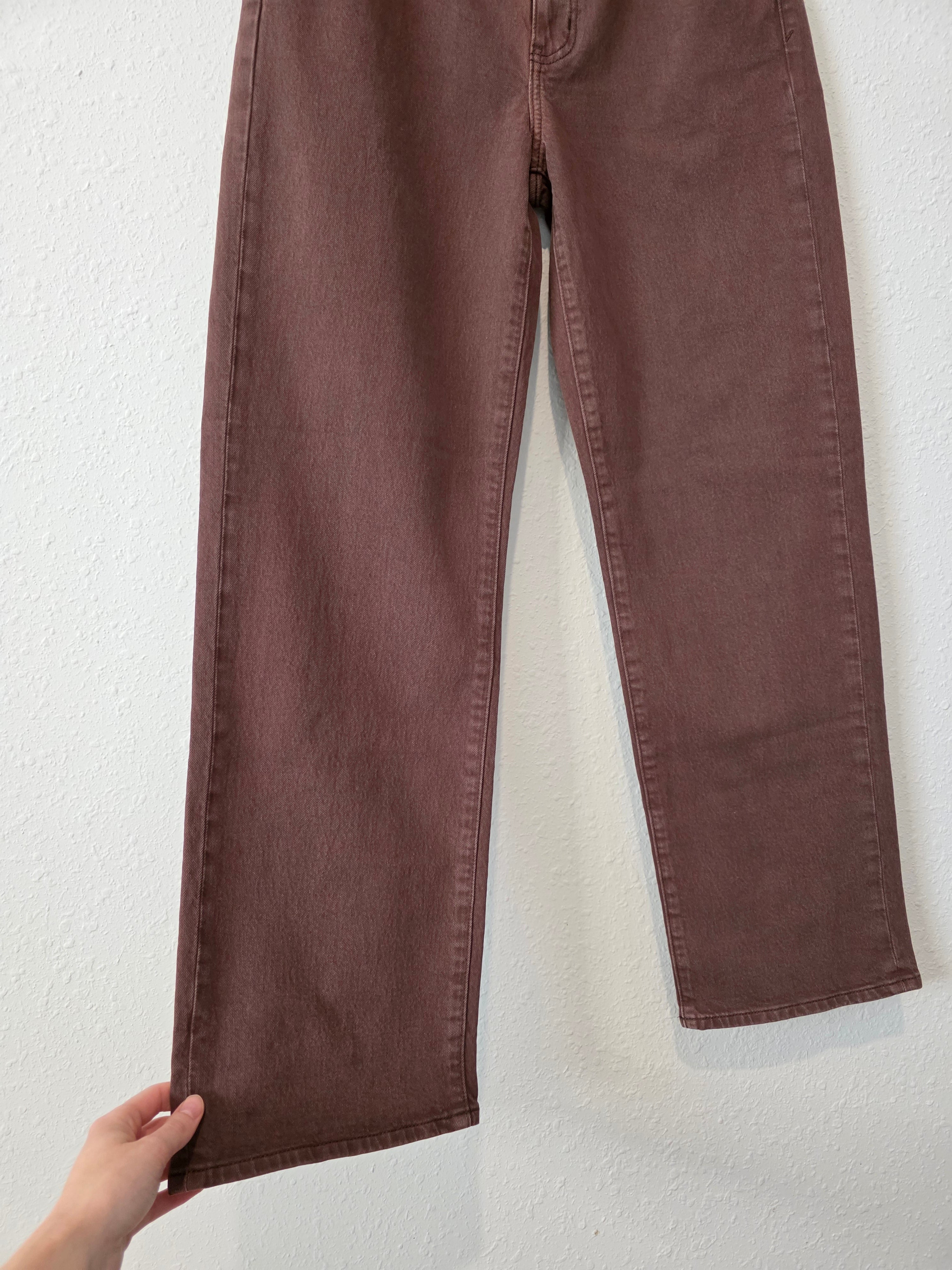 Daze Brown Relaxed Jeans (26)