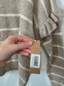 NEW Ruffle Striped Sweater (S)