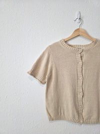 Mod Ref Button Up Knit Top (S)