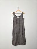 Lou & Grey Checkered Midi Dress (XS)