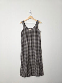 Lou & Grey Checkered Midi Dress (XS)
