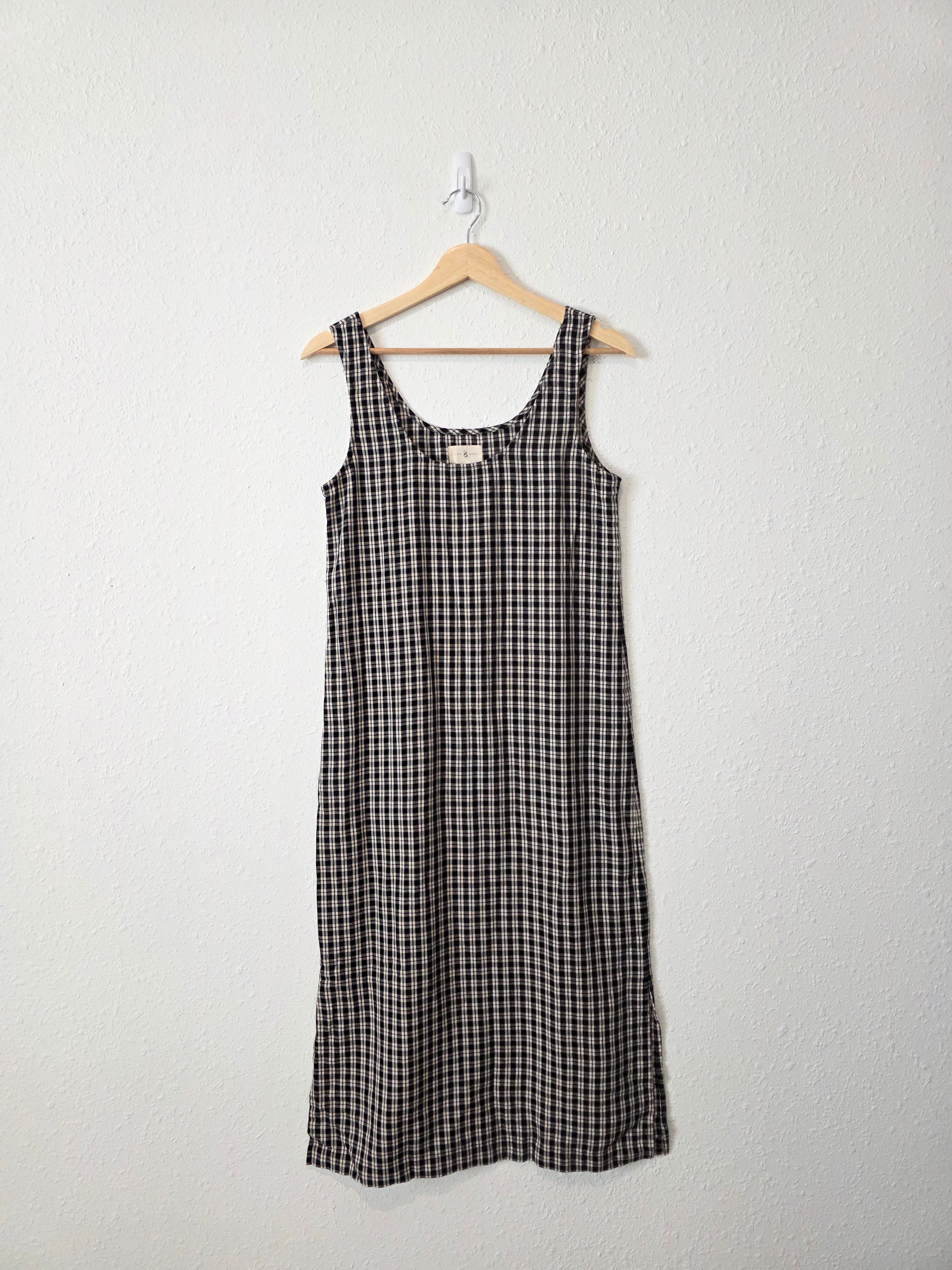 Lou & Grey Checkered Midi Dress (XS)