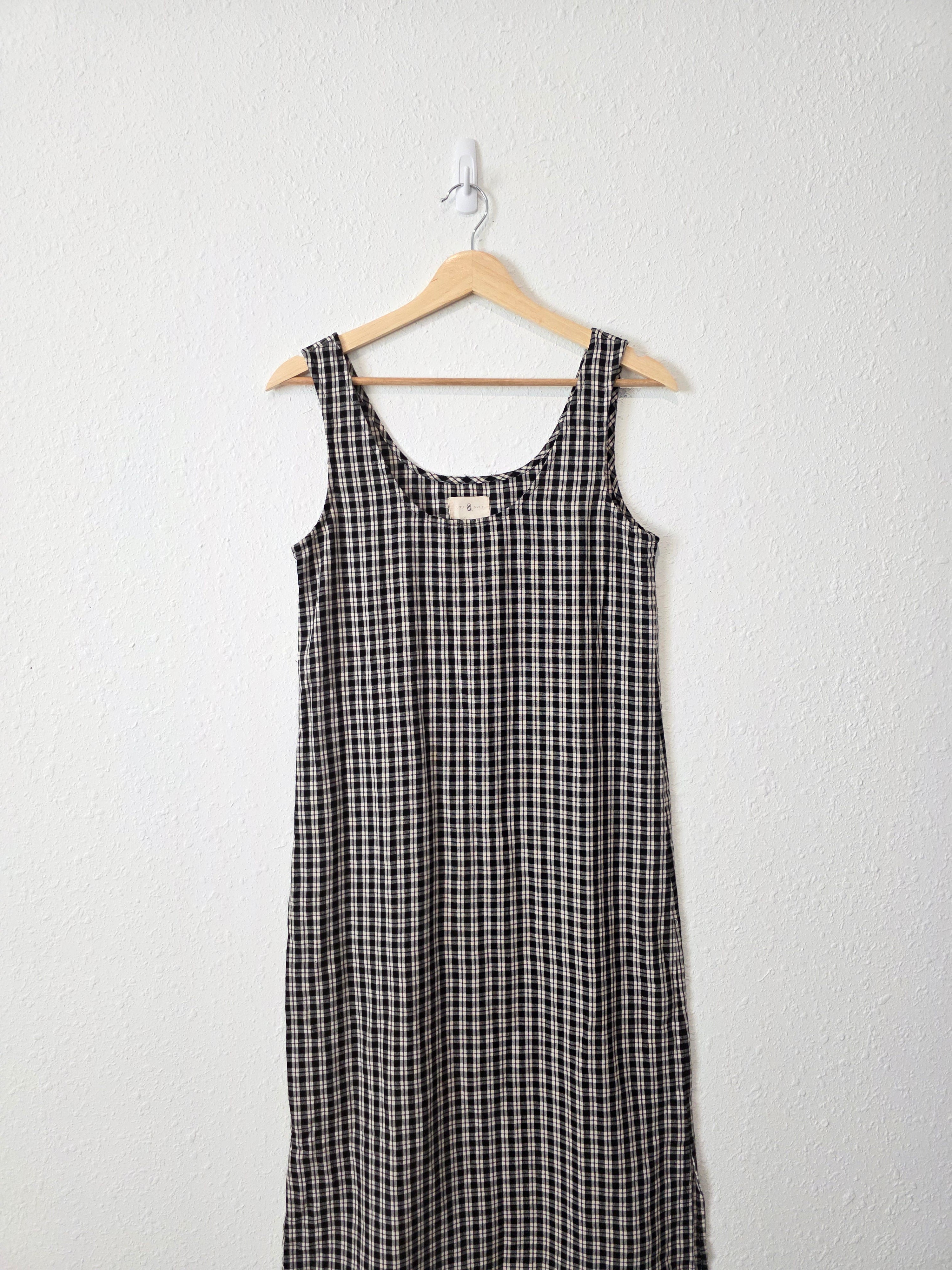 Lou & Grey Checkered Midi Dress (XS)