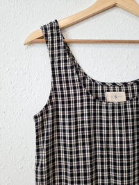 Lou & Grey Checkered Midi Dress (XS)