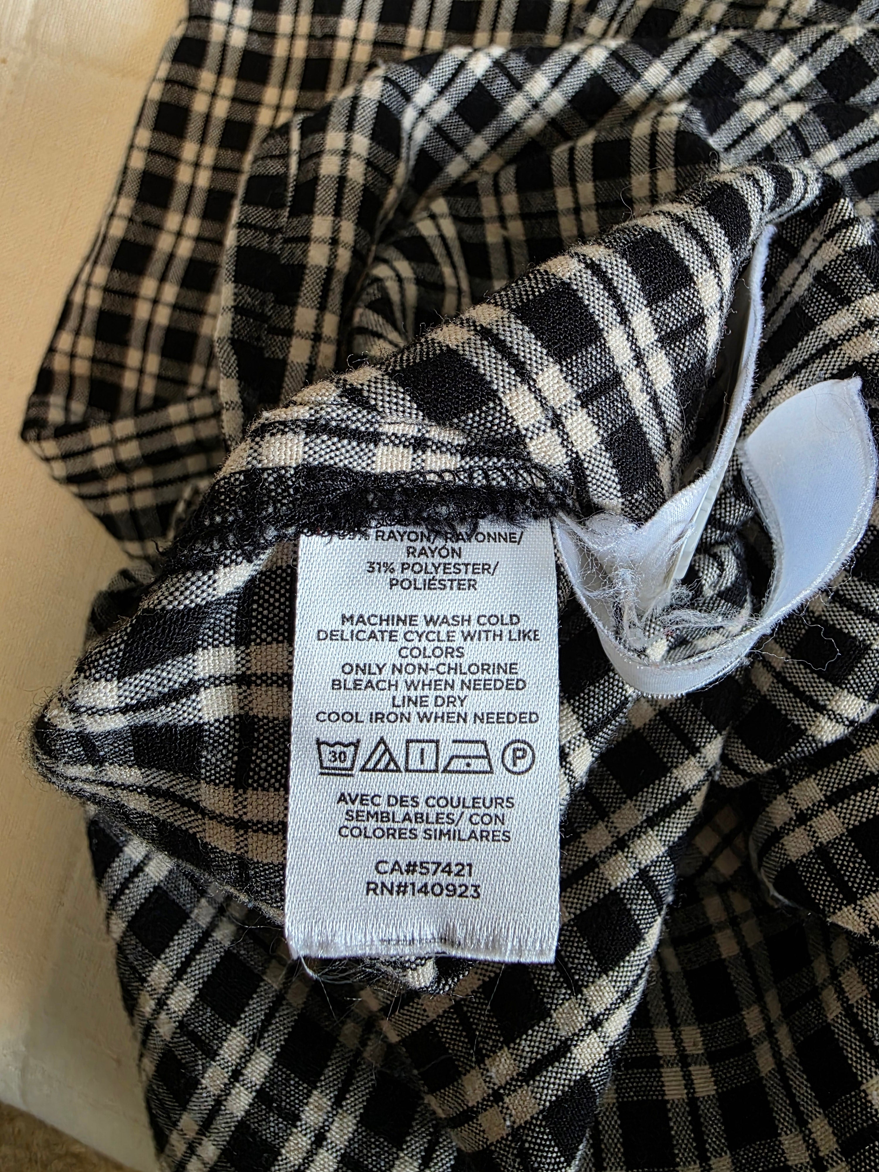 Lou & Grey Checkered Midi Dress (XS)