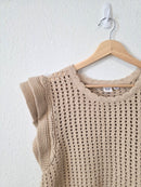 Gap Crochet Knit Top (L)