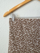 Altar'd State Brown Floral Skirt (L)