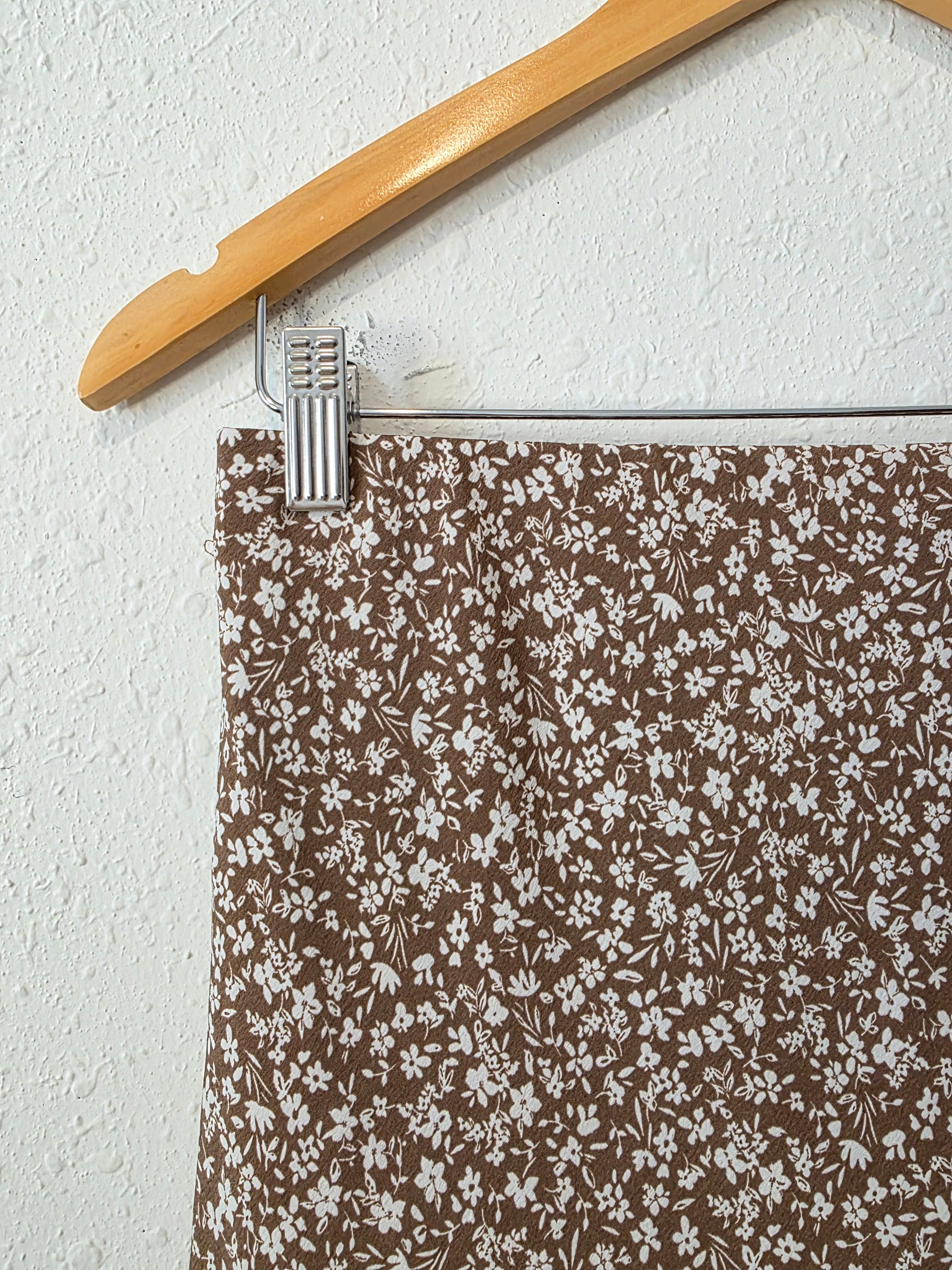 Altar'd State Brown Floral Skirt (L)