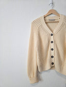 Everlane Textured Cotton Blend Cardigan (M)