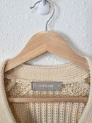 Everlane Textured Cotton Blend Cardigan (M)
