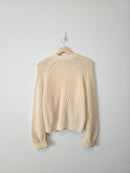 Everlane Textured Cotton Blend Cardigan (M)
