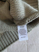 Green Crewneck Boxy Sweater Tee (M)