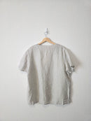 Threads Boxy Linen Pinstripe Top (L)