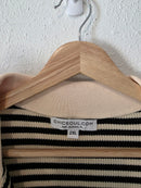 Striped Quarter Zip Pullover (2X)