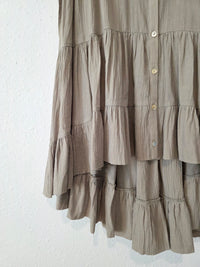 Oversized Flowy Button Up (M)